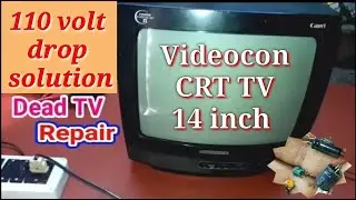 CRT TV dead problem fault repair | EHT section related fault repair | tv repair #Mketg