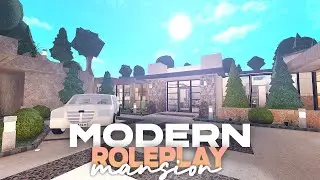 Modern Roleplay Mansion &bull; Bloxburg Speed Build | [No Gamepass]
