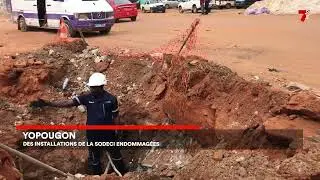 Yopougon : des installations de la SODECI endommag&eacute;es