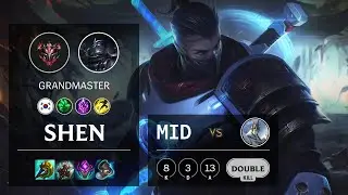 Shen Mid vs Galio - KR Grandmaster Patch 11.20