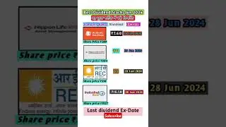 Best dividend stock Jun 2024| Best Dividend Ex-Date| investment portfolio update #dividend