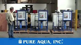 Skid Mounted Membrane Cleaning Systems Venezuela, 30 GPM | www.PureAqua.com