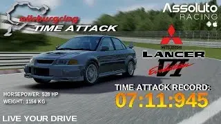 Assoluto Racing | N&uuml;rburgring Time Attack [7:11:945] Mitsubishi Lancer EVO VI  (Gameplay)