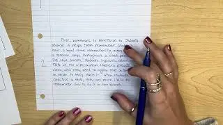 Argumentative Essay: Supporting Body Paragraph and Counterclaim (video 2) 