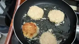 Homemade hash browns , potato pancakes. My first time trying to make these in years.