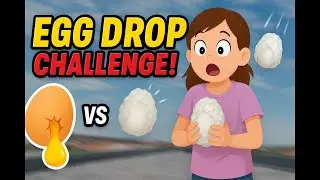 Can Ava Save the Egg?! (Epic Egg Drop Challenge)