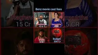 Benz movie cast fees Part 1#skc20 #viral #samyukta #benzmovie#raghava #reels #southmovie #bollywood