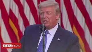 President Trump widely condemned over handling of US protests - BBC News