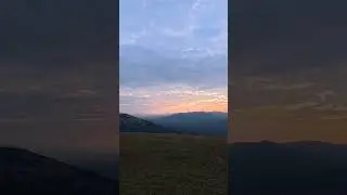 Закат с плато хребта Нургуш