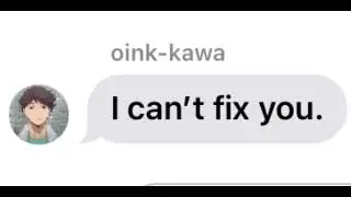 I Can’t Fix You - CG5 (remix) | Haikyuu *not* Lyric Prank ft. Oikage