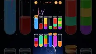 Water Sort Game Level - 138 Without Boosters | Puzzle Games #entertainment #puzzle #games