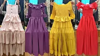 কমদামে Online  ভাইরাল নতুন স্মোকি রাফেল ওয়েস্টার্ন গাউন/টপস ||Western OnePiece/Tops/Gown Collection