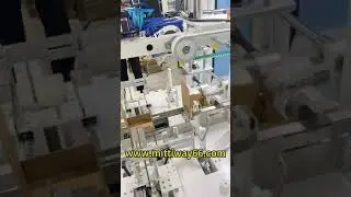 Automatic tray former with stapler machine Tray forming and stapling machine