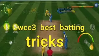 wcc3 best batting tricks 2020 in telugu