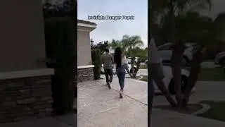 Invisible Danger Prank On Boyfriend 😀🤣#shorts #funny #dangerous #prank #comedy