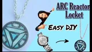 How To Make a Iron Man Locket || DiY Iron Man Arc Reactor