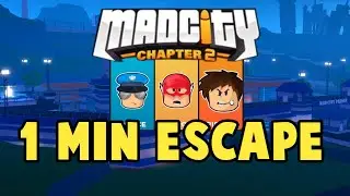 Mad City Chapter 2 FASTEST ESCAPE PRISON GLITCH ( roblox Mad City )
