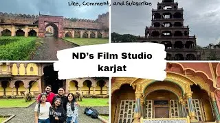 Day Out at ND’s film studio Pre wedding shoot location #studio tour #karjat #fundayout #prewedding 