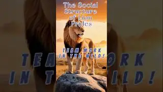 The Social Structure of Lion Prides #bigcats #predatorpride #lionfacts #wildlifefacts #lionlegends