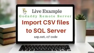 Import CSV Files To SQL Server MyLittleAdmin, asp.net c#