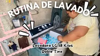 LAVANDO EN MI NUEVA LAVADORA ✅ || Rutina de lavado 🫧🧼
