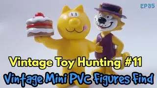 Episode 35 : Vintage Toy Hunting #11 Vintage cake topper mini PVC figures find