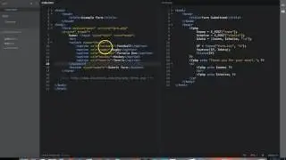 PHP Introduction - HTML form — new page and csv file