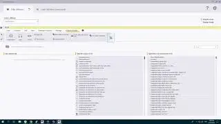 Tekla- thanh phân cách trên ribbon