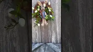 Tire Swing Bunny Wreath &ndash; The Cutest Easter Decor for Spring