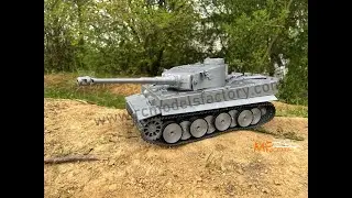 RC tank Tiger ausf. H1 scale 1/16 - 3D printed