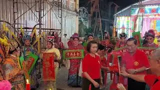 Chinese Opera actors, Hungry Ghost Festival, Yap Temple, Penang