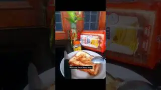 Have you tried the milk bread honey toast!! it's delicious 😋 #shorts #sweet#bread #viral#asmr#honey