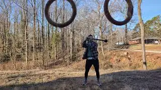 TRAINING LOG | STRENGTH FLOW EXPERIMENT DAY 22 | HANDLING A 20LBS MACE