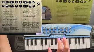 Unboxing the electronic mini keyboard from Five Below