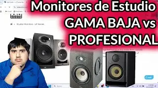 MONITORES de ESTUDIO GAMA BAJA vs PROFESIONALES