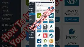 How to install a plugin on your wordpress website #shorts #shortvideo #shortsfeed #shortsviral #yt