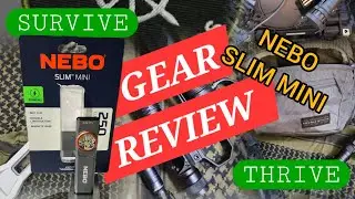 EDC FLASHLIGHT RECHARGABLE | NEBO SLIM MINI