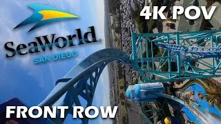Electric Eel Front Seat 4K POV SeaWorld San Diego | Premier Sky Rocket *Non-Copyright*