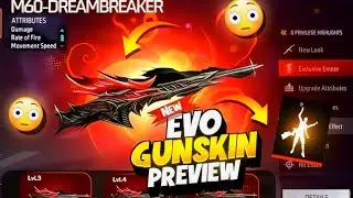 New Evo M60 Gun 🔫 Event Free Fire Max