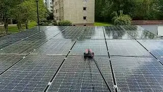 #s27 10kwP Anlage auf dem Dach reinigen
