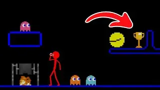 Pacman Stole The Trophy - Stickman Animation