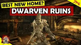 Skyrim Anniversary Edition &mdash; Лучший новый дом? Дом гномов Нчуантумз &mdash; Откройте двемерские руины