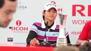Yani Tseng interview after capturing the 2010 Ricoh Womens British Open Championship