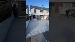 Driveway Renovation completed using the Resin Bound Surfacing, alpine blend. #resinbound #driveway