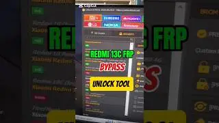 REDMI 13C FRP BYPASS UNLOCK TOOL #foryou #shorts #frpunlocktool #unlocktool #redmi13c