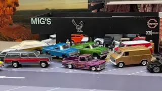 1/64 Custom Van | Auto World | Greenlight | M2 | C10 Lowrider | Suburban #литьё под давлением