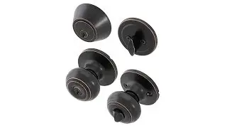 Honeywell Classic Door Knob Home Security Kit - Oil Rubbed Bronze (8101406)