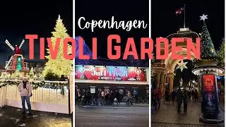 Walking Through Tivoli Gardens at Christmas | Copenhagen 🇩🇰