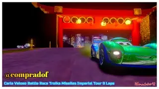 Cars 2 The Video Game | Carla Veloso - Battle Race (Troika Missiles) | Imperial Tour 9 Laps
