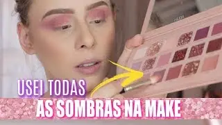 USEI TODAS AS SOMBRAS DA PALETA para me maquiar  | Amanda Pastore